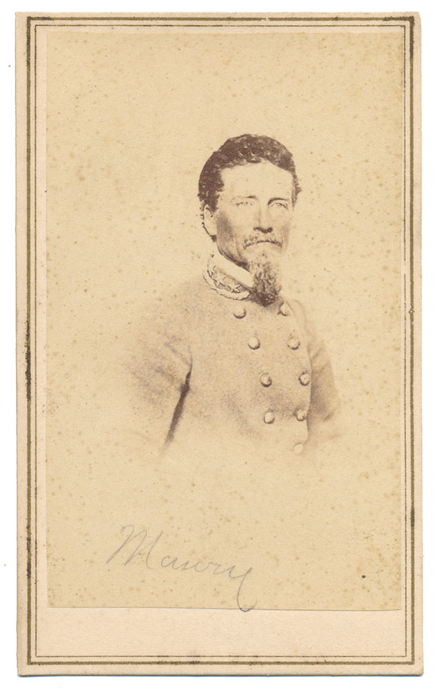VERY RARE CDV OF MAJOR GENERAL DABNEY MAURY