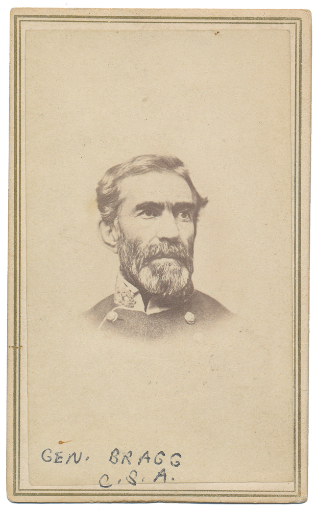 NICE BUST VIEW FROM LIFE OF GENERAL BRAXTON BRAGG