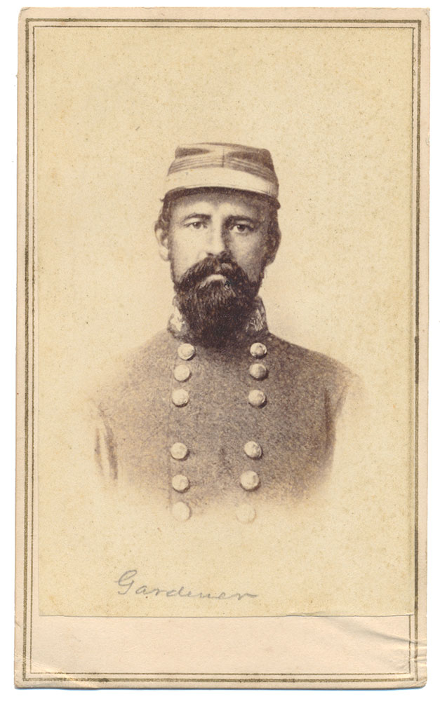 SCARCE CDV ENGRAVING PORTRAIT OF GENERAL FRANKLIN GARDNER