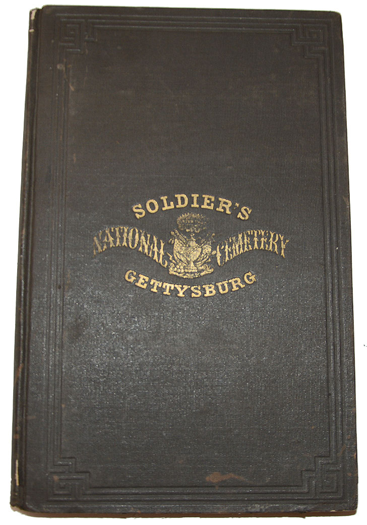 RARE FIRST EDITION 1864 GETTYSBURG NATIONAL CEMETERY PUBLISHED REPORT 