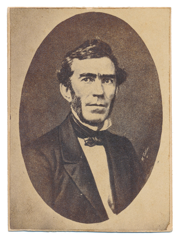 LITHOGRAPH VIEW OF GENERAL BRAXTON BRAGG IN CIVILIAN CLOTHES