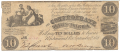 PMG GRADED 1861 CSA T-28 $10 NOTE FEATURING TENNESSEE STATE CAPITOL