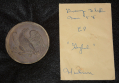 GAYLORD MARKED EAGLE CARTRIDGE BOX BELT PLATE FOUND NOVEMBER 1958 BY SID KERKSIS AT DREWRY’S BLUFF IN HECKMAN’S LINES