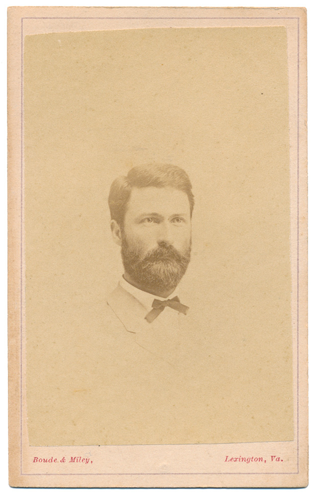 CDV OF GEORGE WASHINGTON CUSTIS LEE
