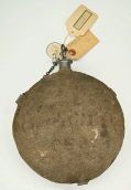 CONFEDERATE UNIT-STENCILED NEW YORK DEPOT CANTEEN, EX-R.L. MILLER COLLECTION