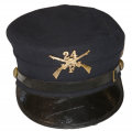 A REGULATION US MODEL 1895 ENLISTEDMAN'S CAP UNITED STATES COLORED INFANTRY