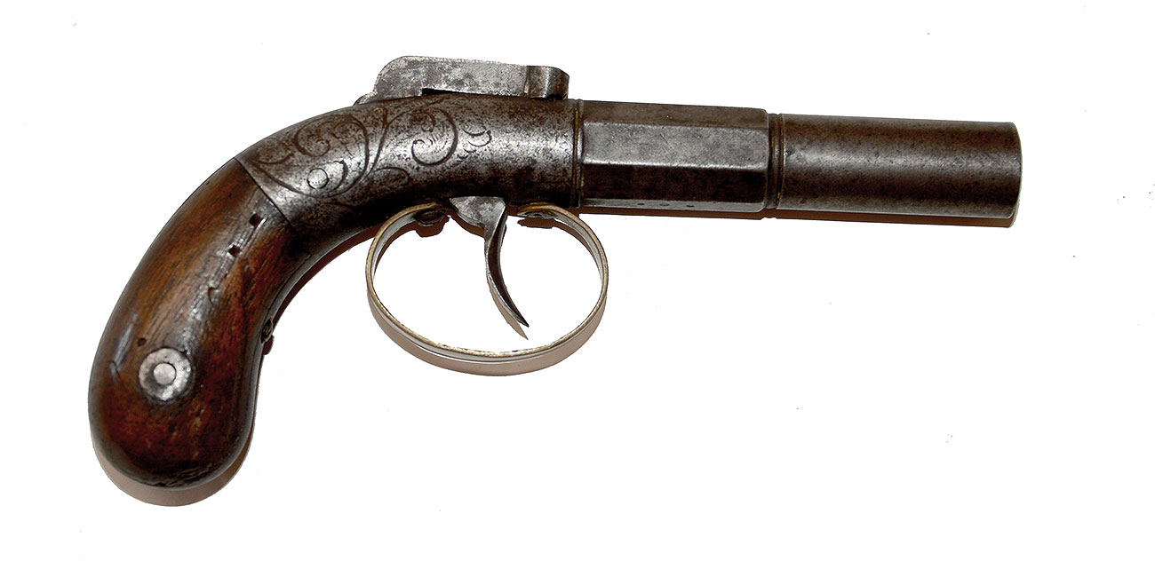 ALLEN & THURBER DOUBLE-ACTION BAR HAMMER PISTOL