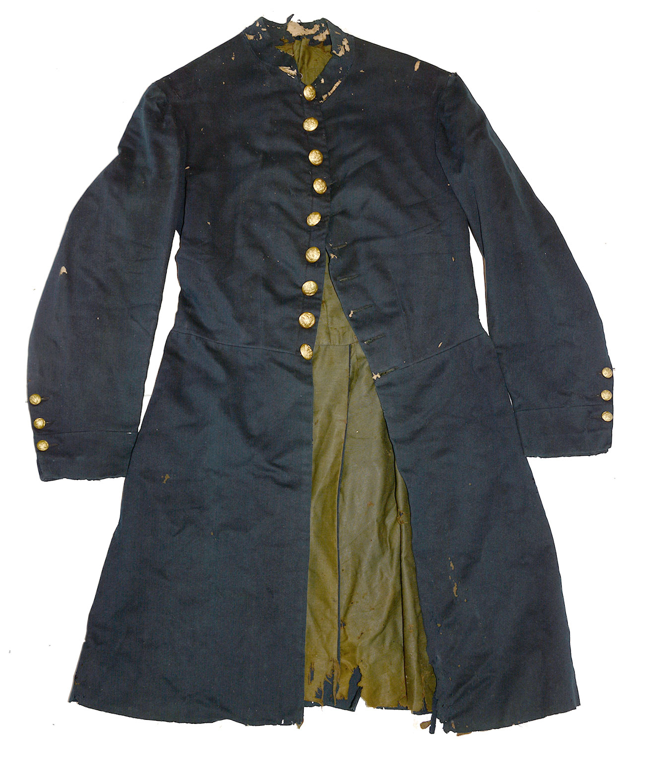 CIVIL WAR UNION CAVALRY LINE OFFICER’S FROCK COAT 