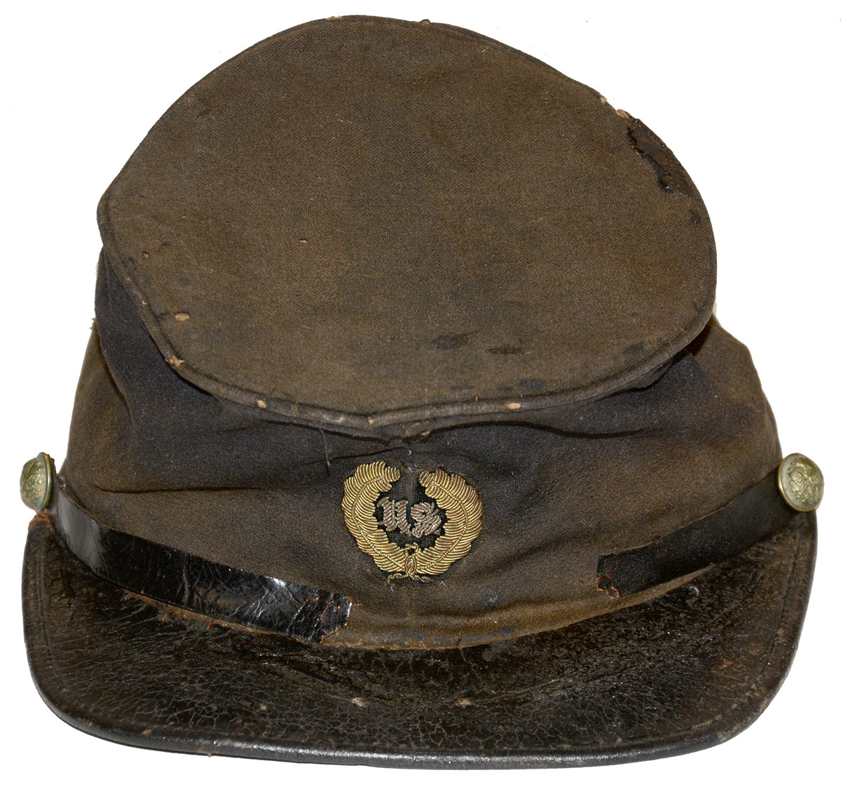 AN ATTIC CONDITION UNION STAFF OFFICER'S FORAGE CAP