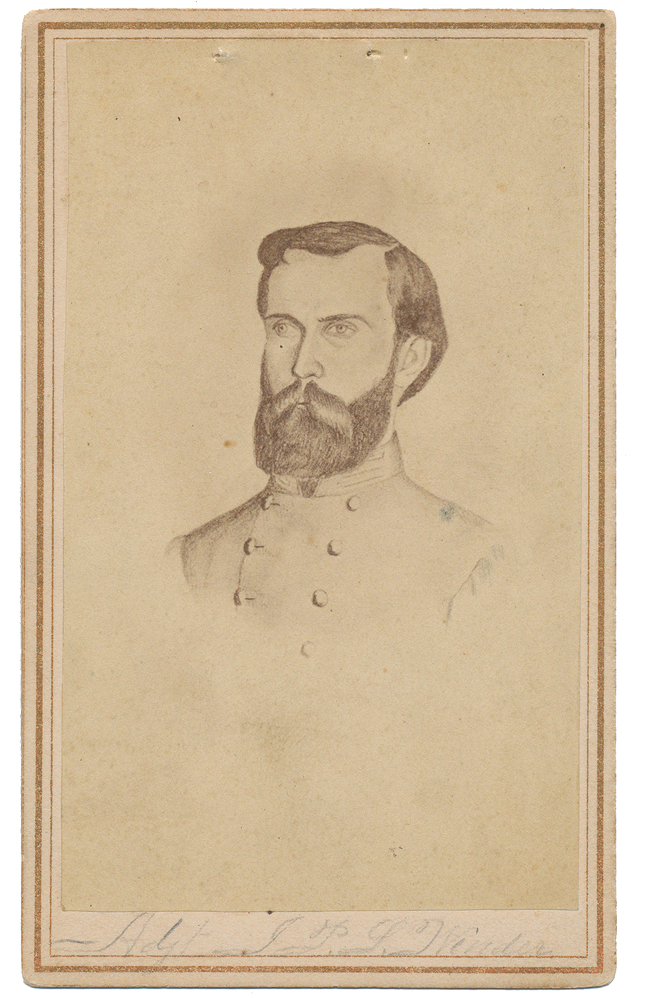 CDV OF J.P.S. WINDER, COBB'S LEGION, GEORGIA CAVALRY