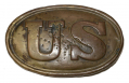 US P1839 DRAGOON BELT PLATE W/ MISSING TONGUE