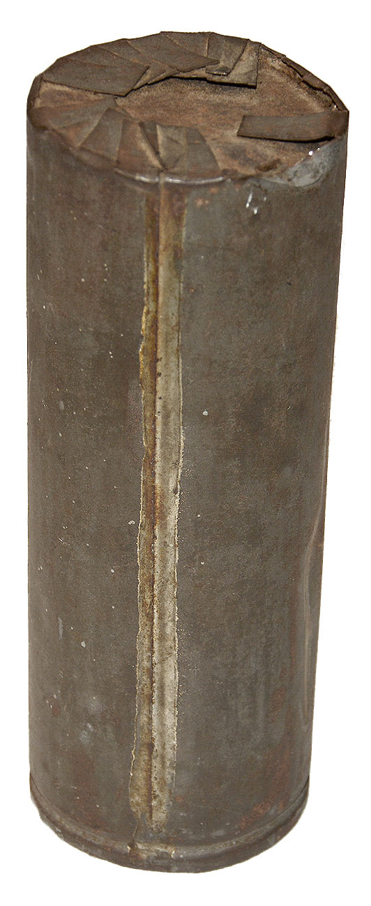 ORIGINAL CIVIL WAR NON-EXCAVATED 3-INCH HOTCHKISS CANISTER ROUND 