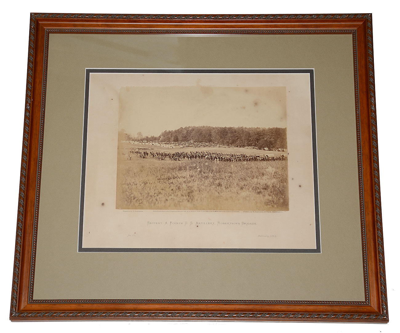 GARDNER'S PHOTOGRAPHIC SKETCH BOOK OF THE WAR — ORIGINAL ALBUMEN PRINT, 
