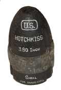 3.8-INCH HOTCHKISS SHELL FOR JAMES RIFLE FROM CHANCELLORSVILLE