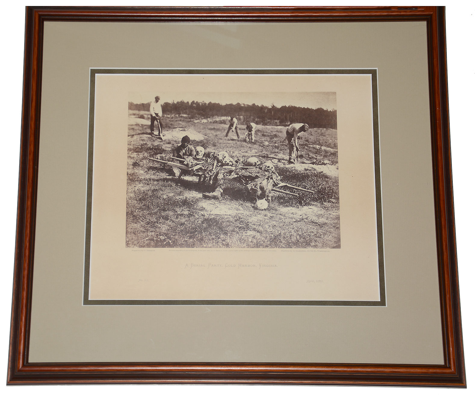 GARDNER'S PHOTOGRAPHIC SKETCH BOOK OF THE WAR — ORIGINAL ALBUMEN PRINT: 