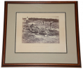 GARDNER'S PHOTOGRAPHIC SKETCH BOOK OF THE WAR — ORIGINAL ALBUMEN PRINT: "A Burial Party, Cold Harbor, Virginia" — Plate No. 94
