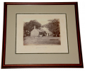 ORIGINAL ALBUMEN SILVER PRINT - "INCIDENTS OF THE WAR. — CHARLES CITY COURT-HOUSE, VA."