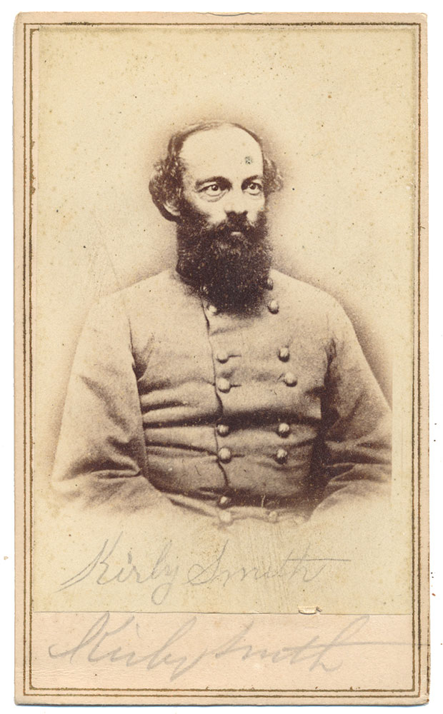 CDV ENGRAVED PORTRAIT OF GENERAL E. KIRBY SMITH