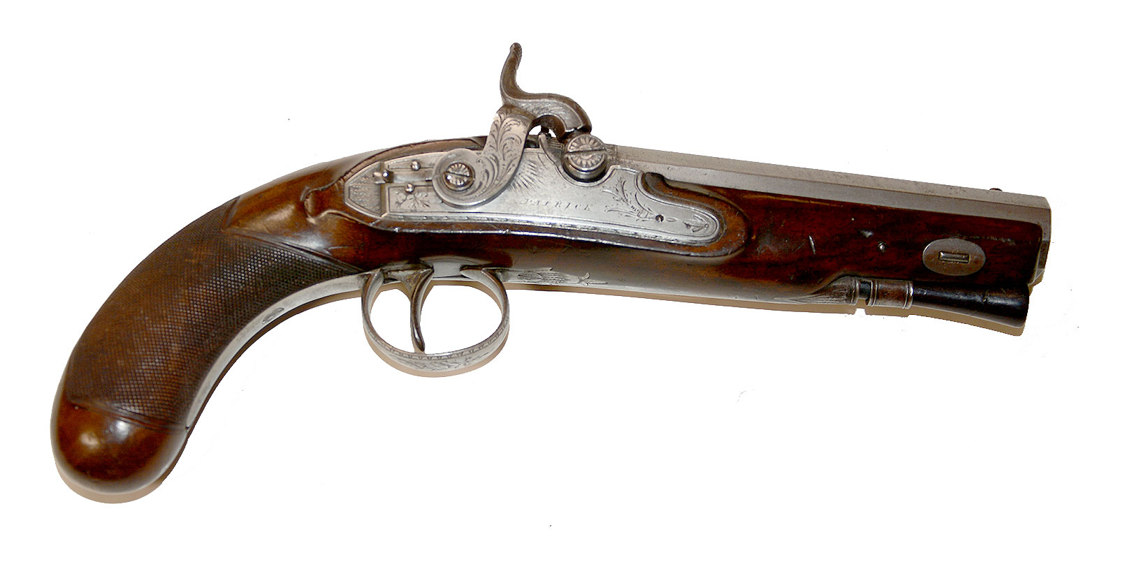 A VERY FINE ENGLISH PISTOL FOR USE BY A GENTLEMAN