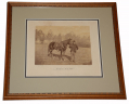 GARDNER'S "INCIDENTS OF THE WAR"— ORIGINAL ALBUMEN PRINT: “Edward Flint, Co. C, 1st Massachusetts Cavalry" 