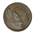 MASSACHUSETTS MARKED 1826 PATTERN EAGLE BREAST PLATE