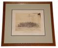 GARDNER'S "INCIDENTS OF THE WAR" ORIGINAL ALBUMEN PRINT -"Co. 'D,' 1st Massachusetts Cavalry, Gen'l Meade's Escort, Army of the Potomac"