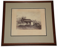 GARDNER'S PHOTOGRAPHIC SKETCH BOOK OF THE WAR ORIGINAL ALBUMEN PRINT - "Head-Quarters Major General George G. Meade, During the Battle of Gettysburg", Plate No. 48