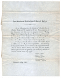  SEMI-CENTENNIAL ALUMNI CELEBRATION OF BOWDOIN COLLEGE DOCUMENT – 1852 – DAY BEFORE CHAMBERLAIN’S GRADUATION CEREMONY