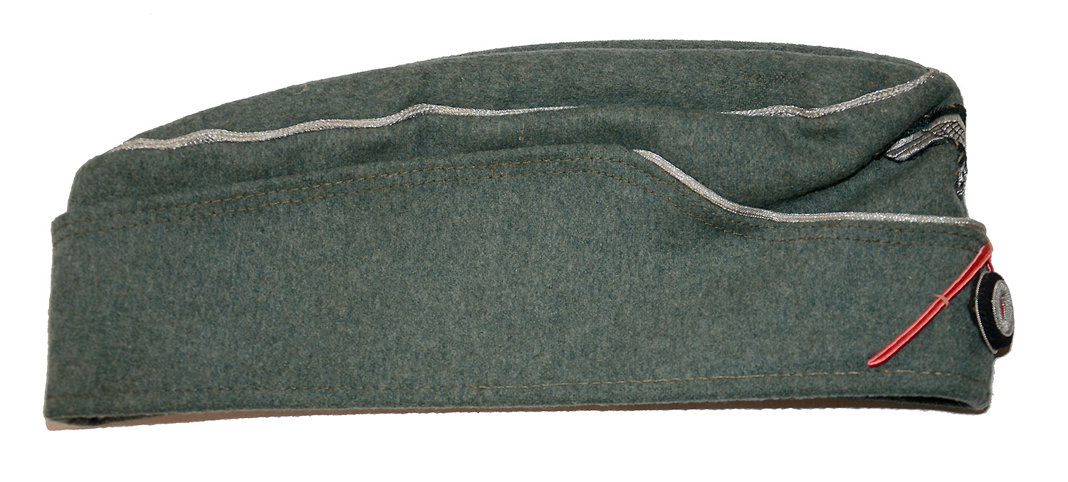 ARMY OFFICER PANZER FIELD CAP WITH DIVISION BADGE