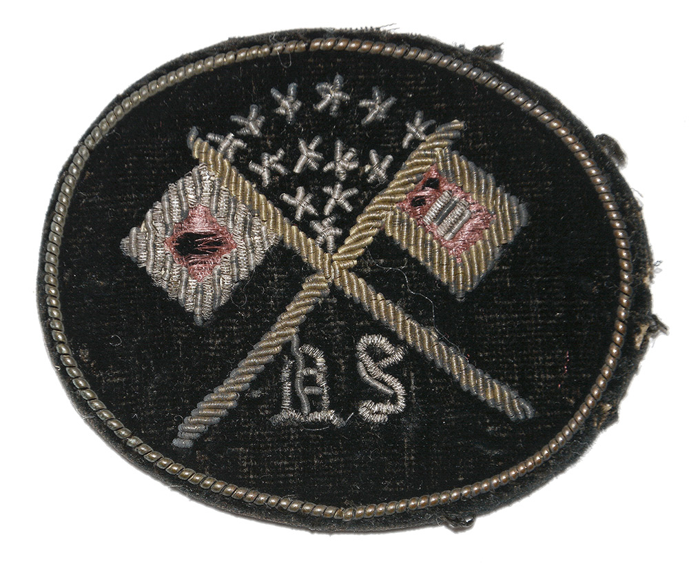 CIVIL WAR EMBROIDERED SIGNAL CORPS INSIGNIA