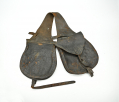 CIVIL WAR CAVALRY US MODEL 1859 McCLELLAN SADDLE BAGS: MAKER & INSPECTOR MARKED