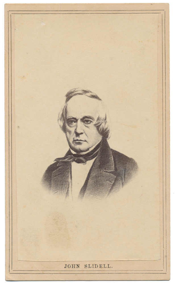 CDV OF LOUISIANA CONGRESSMAN JOHN SLIDELL, 