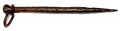 RELIC CIVIL WAR PICKET PIN -- MANASSAS