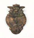 UNITED CONFEDERATE VETERANS BADGE FOR THEIR 1917 REUNION IN WASHINGTON, D.C. – DEMONSTRATING A UNITED FRONT IN WORLD WAR ONE