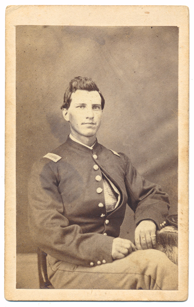 CDV OF GEORGE W. NORTON – 20th MICHIGAN – SIGNED – ARMY OF THE OHIO PHOTOGRAPHER