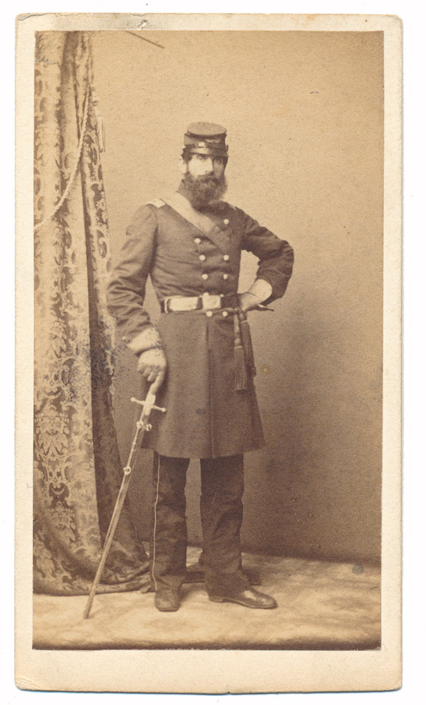 CDV OF SURGEON – J. LANDER BISHOP, 36th PA/7th PA RESERVES