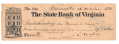 1885 SIGNED BANK CHECK – JAMES L. KEMPER, CONFEDERATE GENERAL AND 37TH GOVERNOR OF VIRGINIA