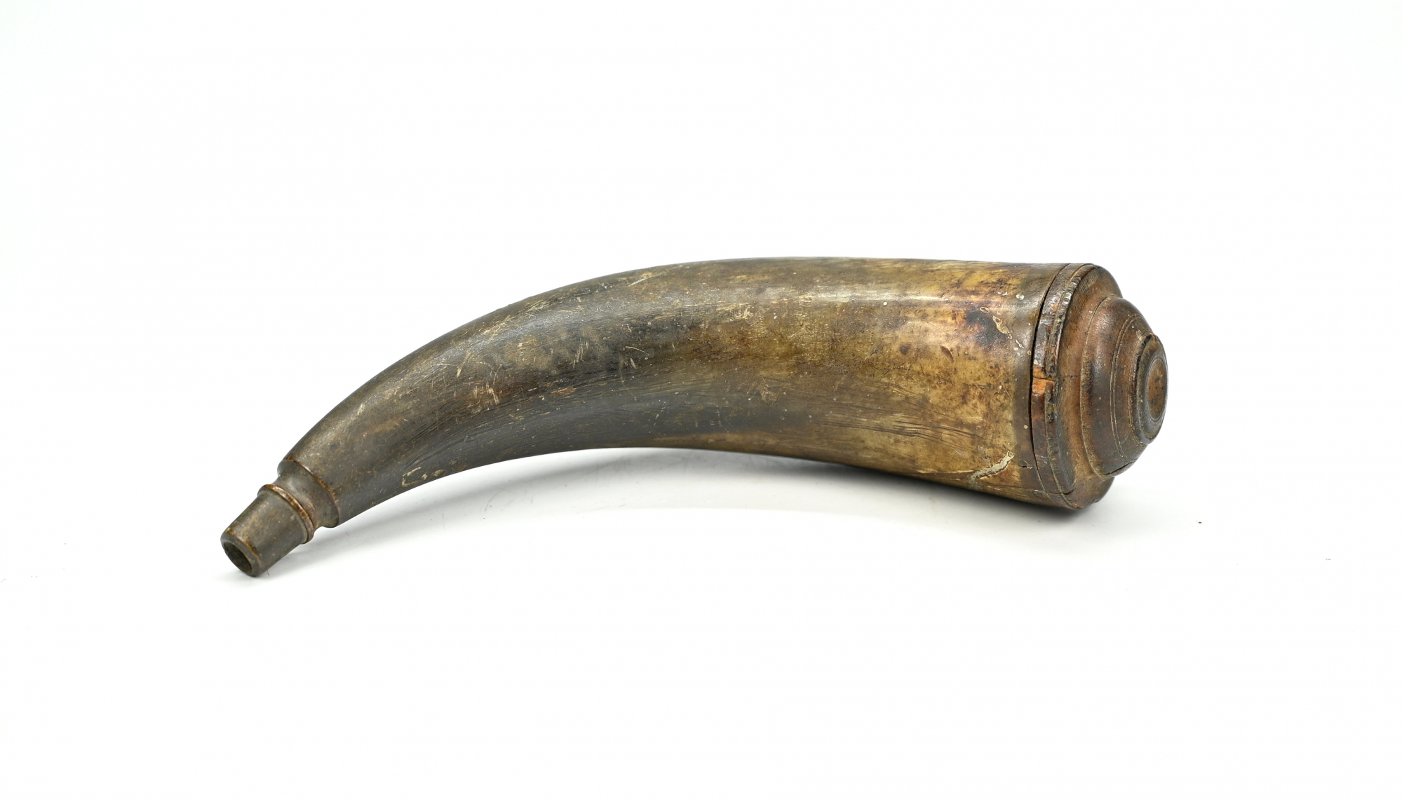 UNTOUCHED ADAMS COUNTY POWDER HORN