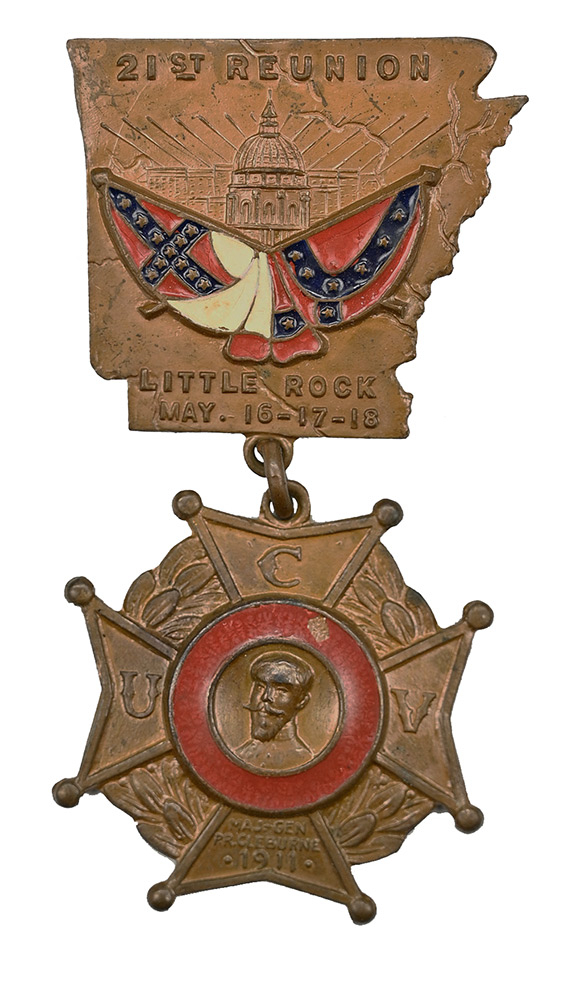 1911 UCV REUNION MEDAL: LITTLE ROCK, ARKANSAS - PATRICK CLEBURNE