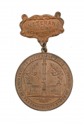 1907 UCV RICHMOND MEDAL SHOWING JEFFERSON DAVIS MEMORIAL 