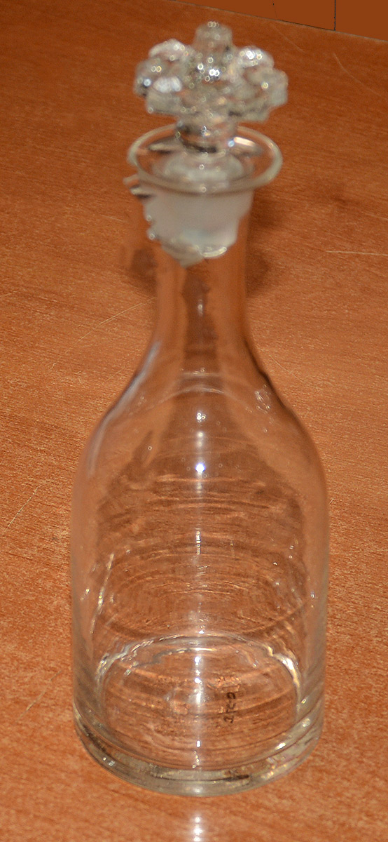 ½ PINT DECANTER, C. 1825-1835