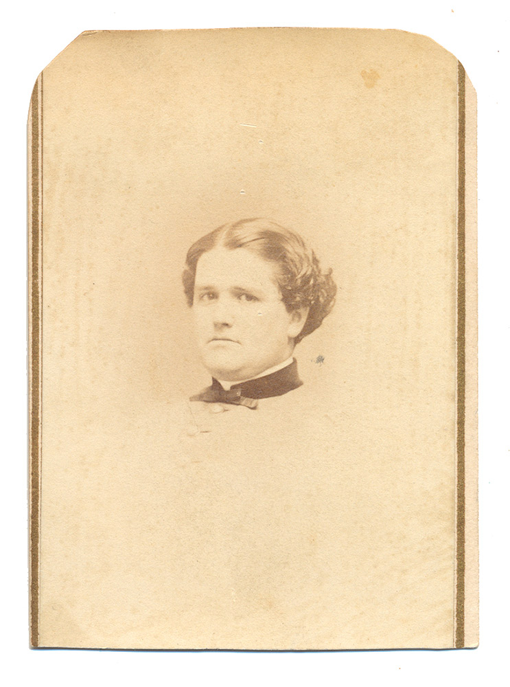 VETERAN RESERVE CORPS PORTRAIT CDV – 2nd LT. HARRY MONTGOMERY, COMPANIES F & S, 16th VRC
