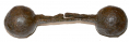  REVOLUTIONARY WAR / WAR OF 1812 IRON BAR SHOT  (c. 1775-1815)