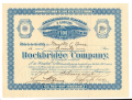 1892 ROCKBRIDGE COMPANY STOCK CERTIFICATE SIGNED BY FITZHUGH LEE