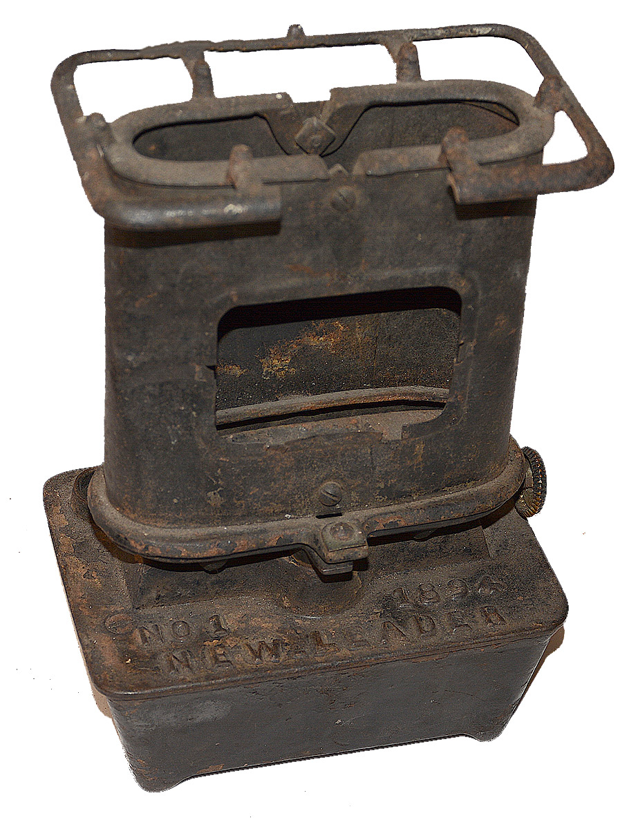 1890’S OIL/COAL COOKING STOVE – HERSHEY MUSEUM COLLECTION – TAG ID TO CHRIS BRADY – 19th US INFANTRY