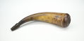 UNTOUCHED SCREW-TIP YORK COUNTY POWDER HORN 