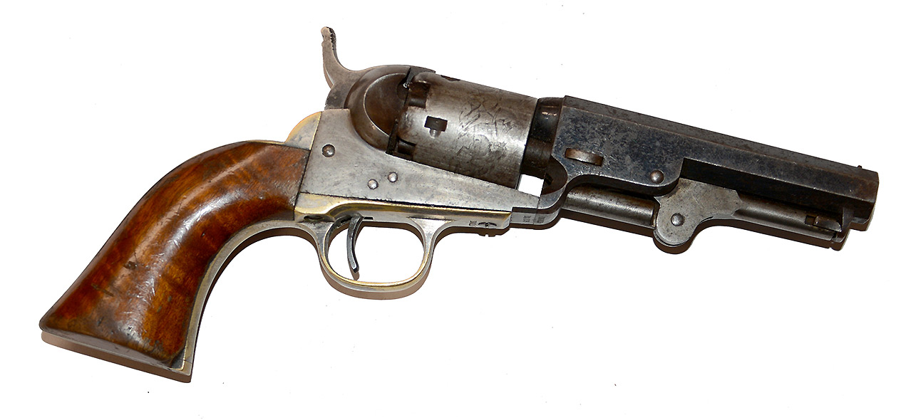 A NICE ANTEBELLUM DATED MODEL 1849 COLT POCKET REVOLVER