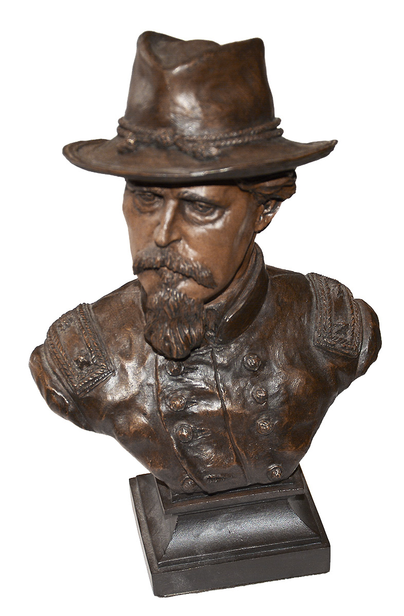 GENERAL WINFIELD SCOTT HANCOCK BUST BY RON TUNISON