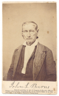 TYSON BROTHERS CDV OF “GETTYSBURG HERO” CIVILIAN JOHN BURNS