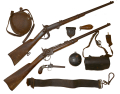 KENNESAW GEORGIA AREA BATTLEFIELD PICK-UPS FROM A GA CAVALRY VET’S FAMILY  INCLUDING TWO CARBINES AND SOME OF HIS OWN WARTIME GEAR